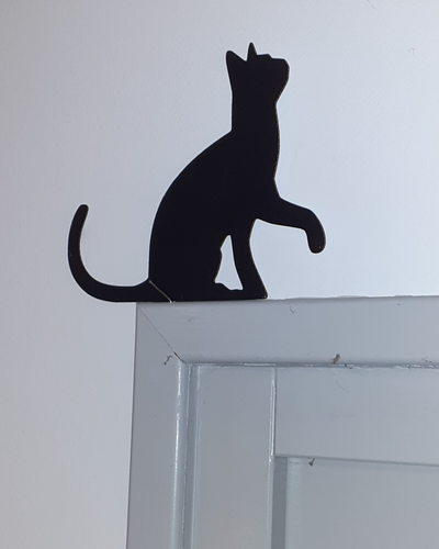 Décoration de porte - Chat
